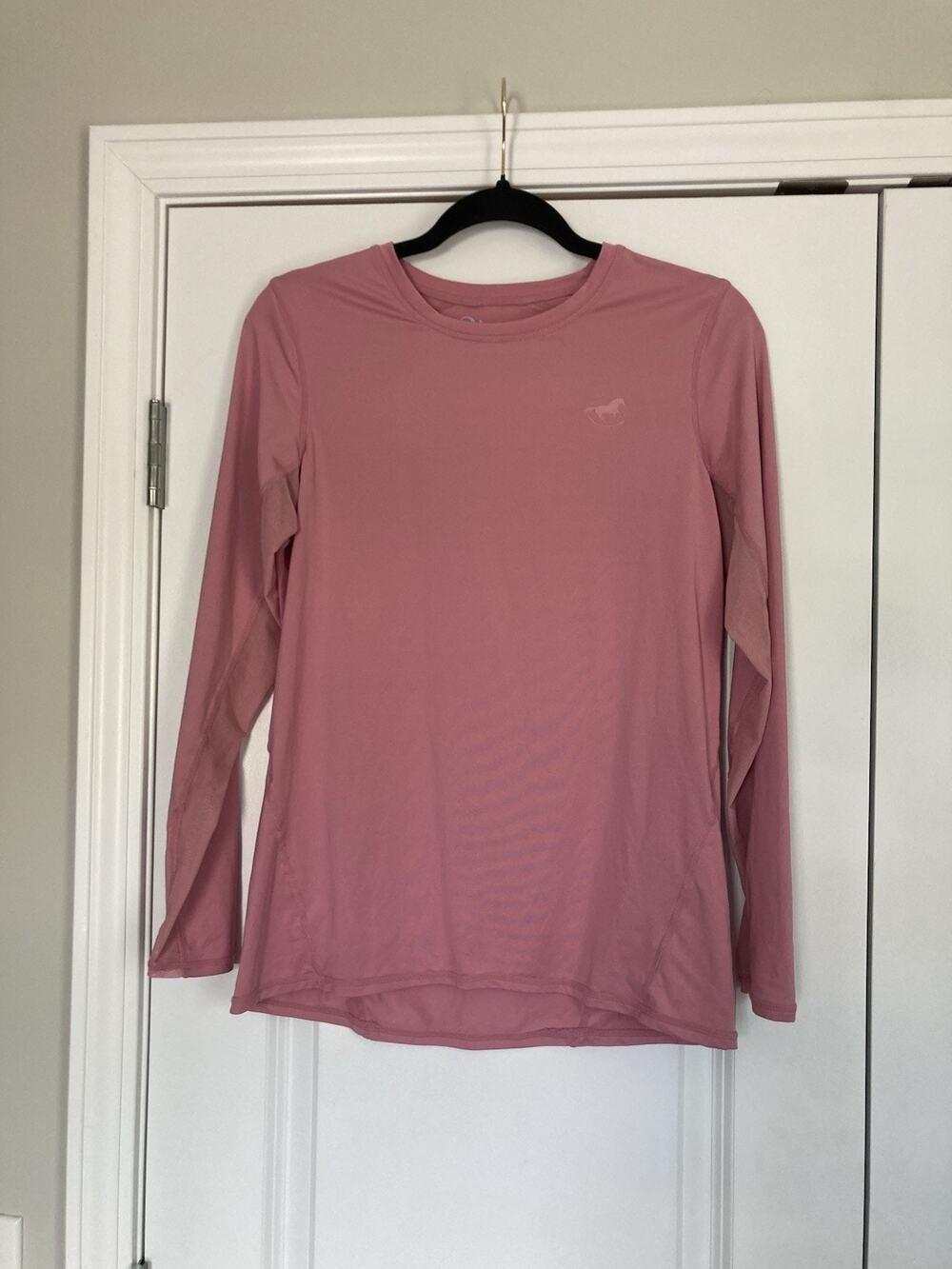 Pink Piper Smartpak Womens Long Sleeve Sun Shirt Vented Medium Riding Equestrian